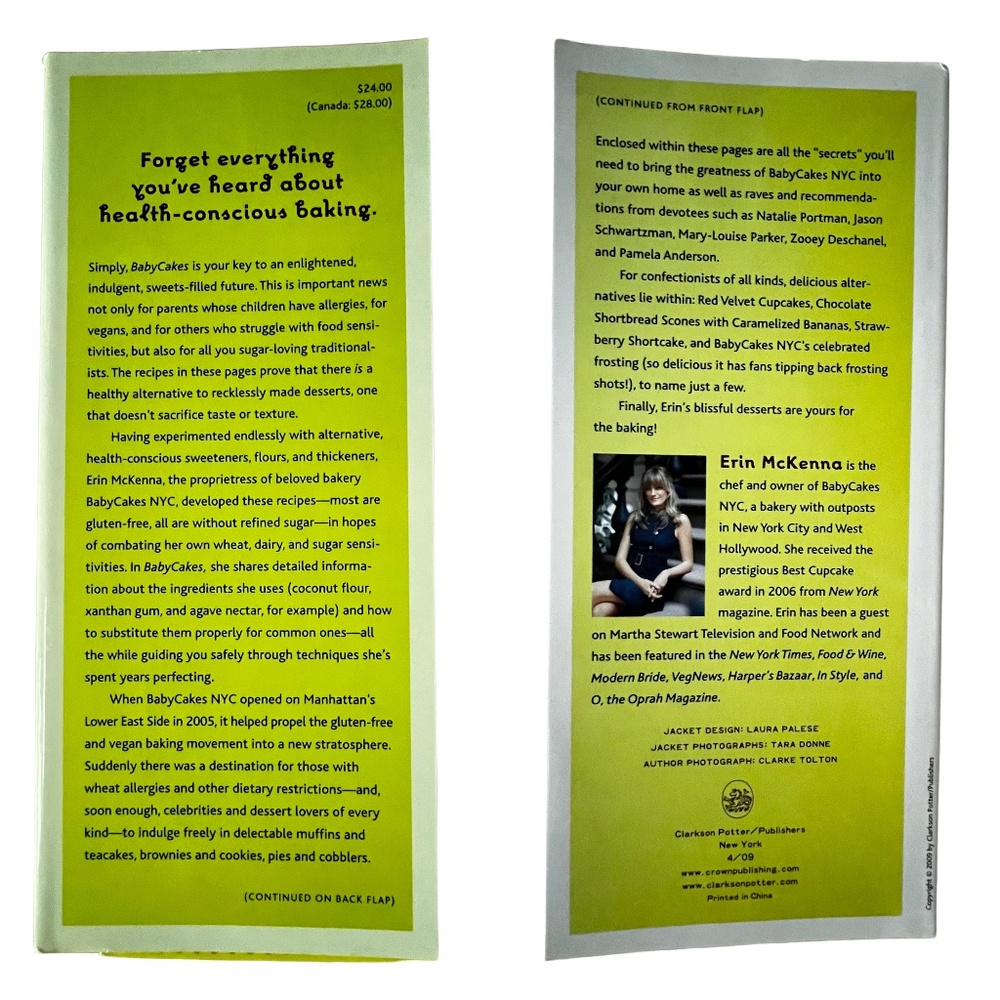 Babycakes Cookbook a NYC Bakery-Mostly Vegan, G-F, and Mostly Sugar Free Recipes - Picture 3 of 3